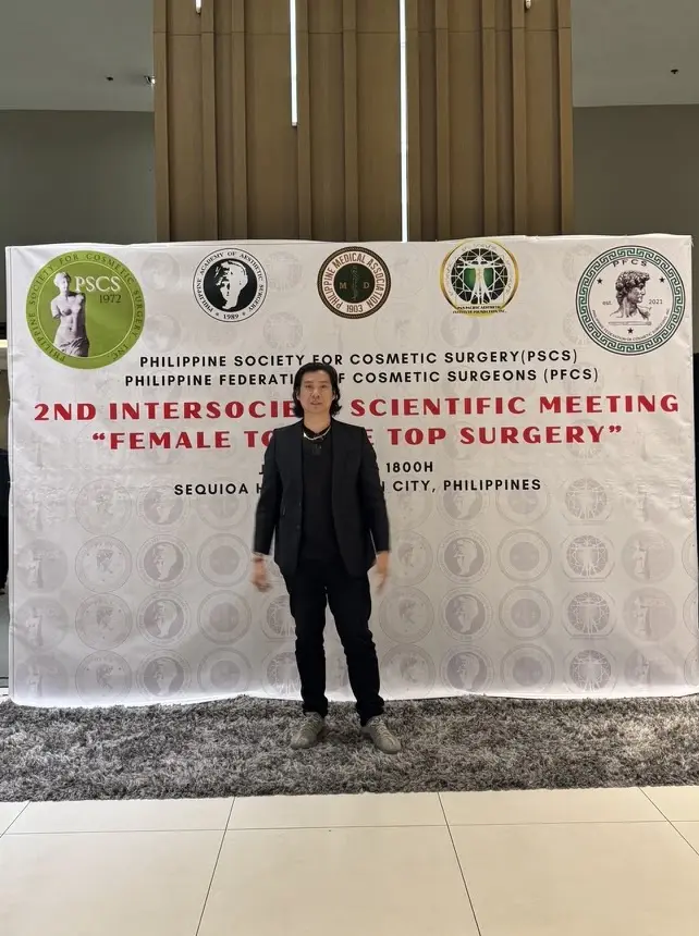 Dr. Bien Po at the PFCS Scientific Meeting at Sequoia Hotel in Quezon City