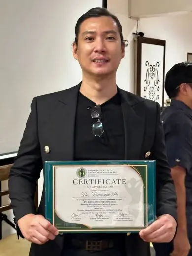 Dr. Bien Po speaking at the PSLSI Scientific Meeting in May 2026