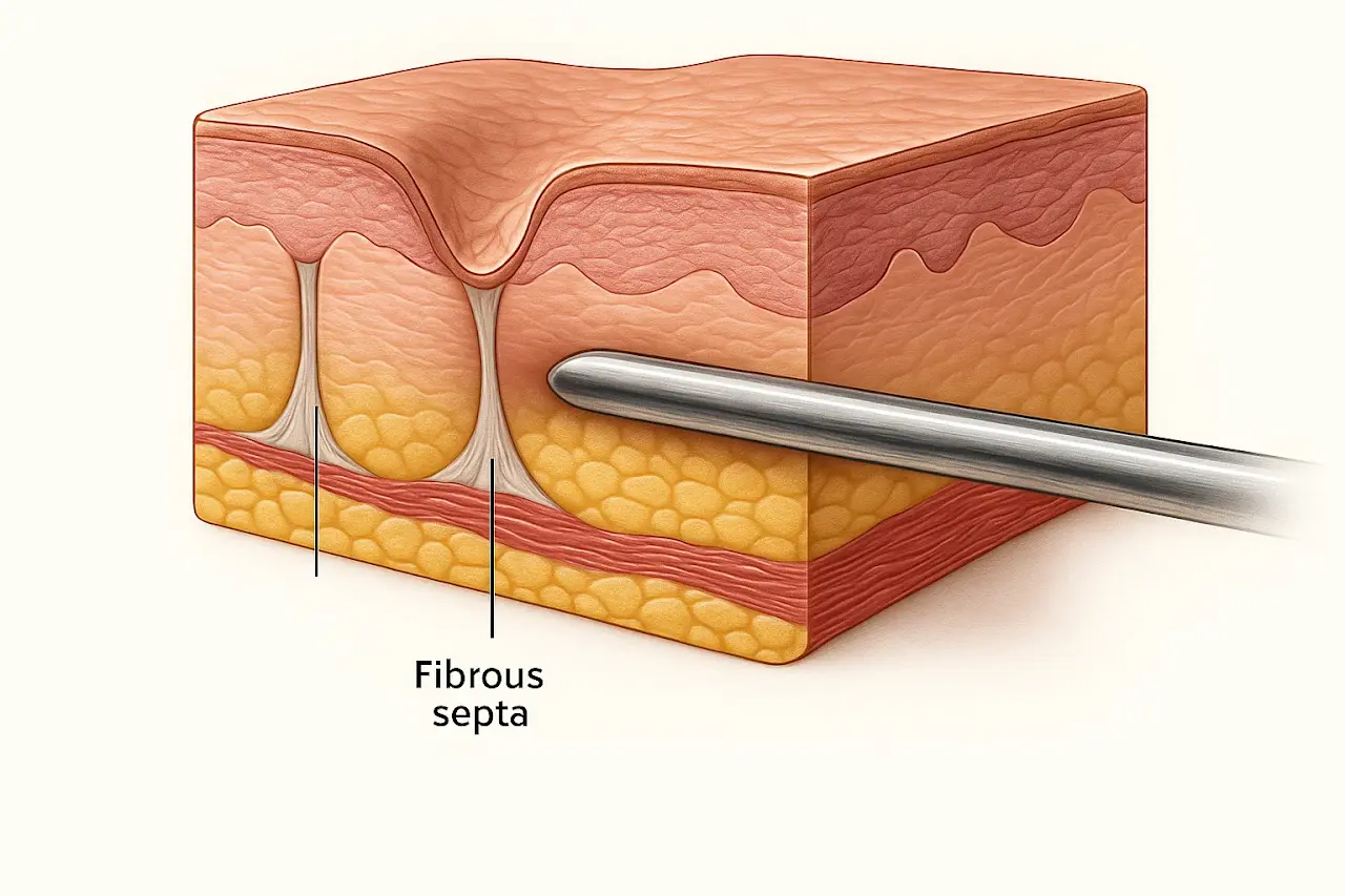 Subcision for acne scar revision at BienPoMD Aesthetics