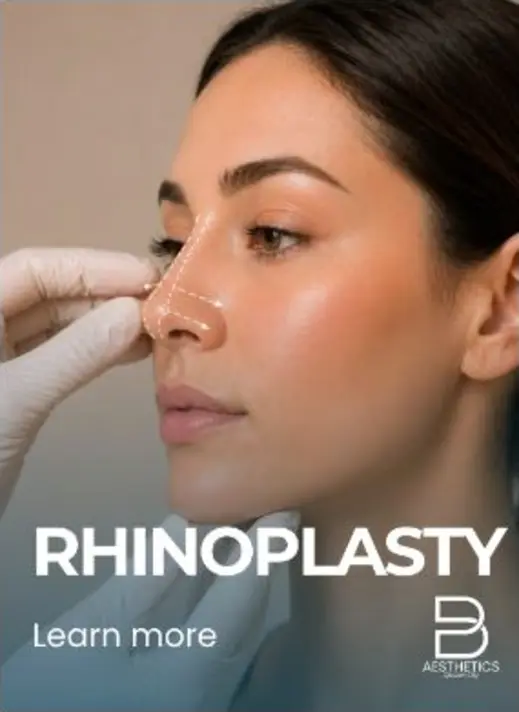 Rhinoplasty treatment artwork from BienPoMD