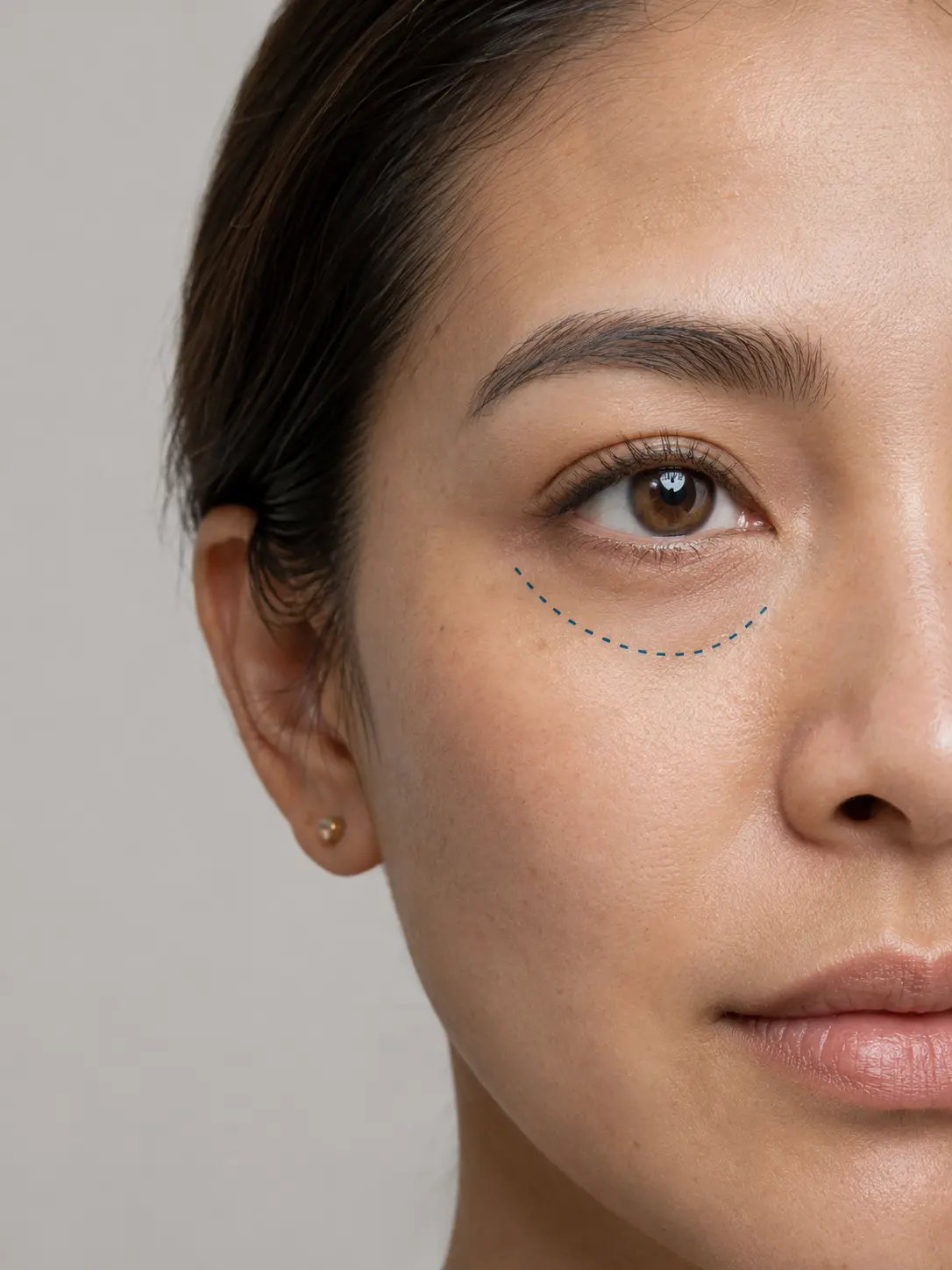 Under Eye Fat Graft Transfer treatment artwork from BienPoMD